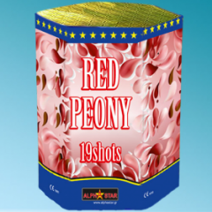 Πυροτέχνημα 19 βολών Red Peony ΚΑΤ. F2