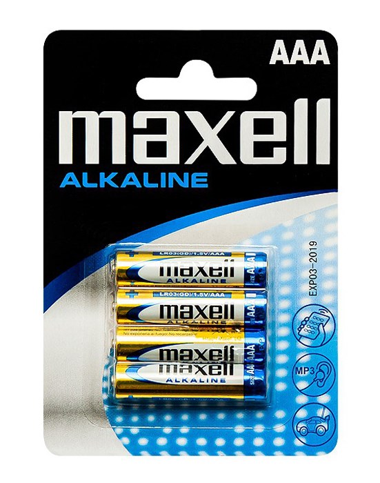  Maxell Αλκαλικές μπαταρίες AAA