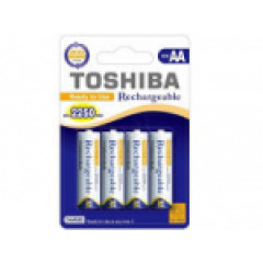 Toshiba  Μπαταρία επαναφορτιζόμενη  9AA 2250mAhx4pcs