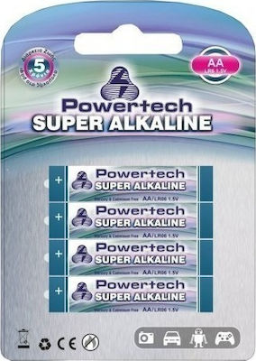  Powertech Super Alkaline AA (4τμχ)