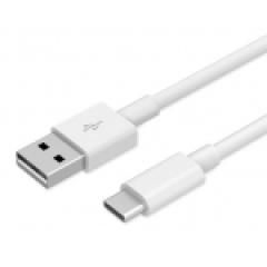 Powertech Καλώδιο USB σε Type-C, Άσπρο