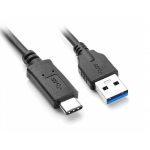  Powertech Καλώδιο USB 3.0 σε Type-C, Μαύρο