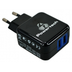  POWERTECH Φορτιστής 3.4A - 2 x USB