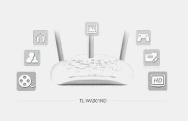 TP-LINK TL-WA901ND v5 Access Point Wi‑Fi 4 Single Band (2.4GHz)