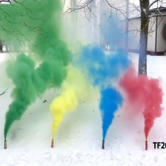 Καπνογόνο σε  4 διαφορετικά χρώματα
