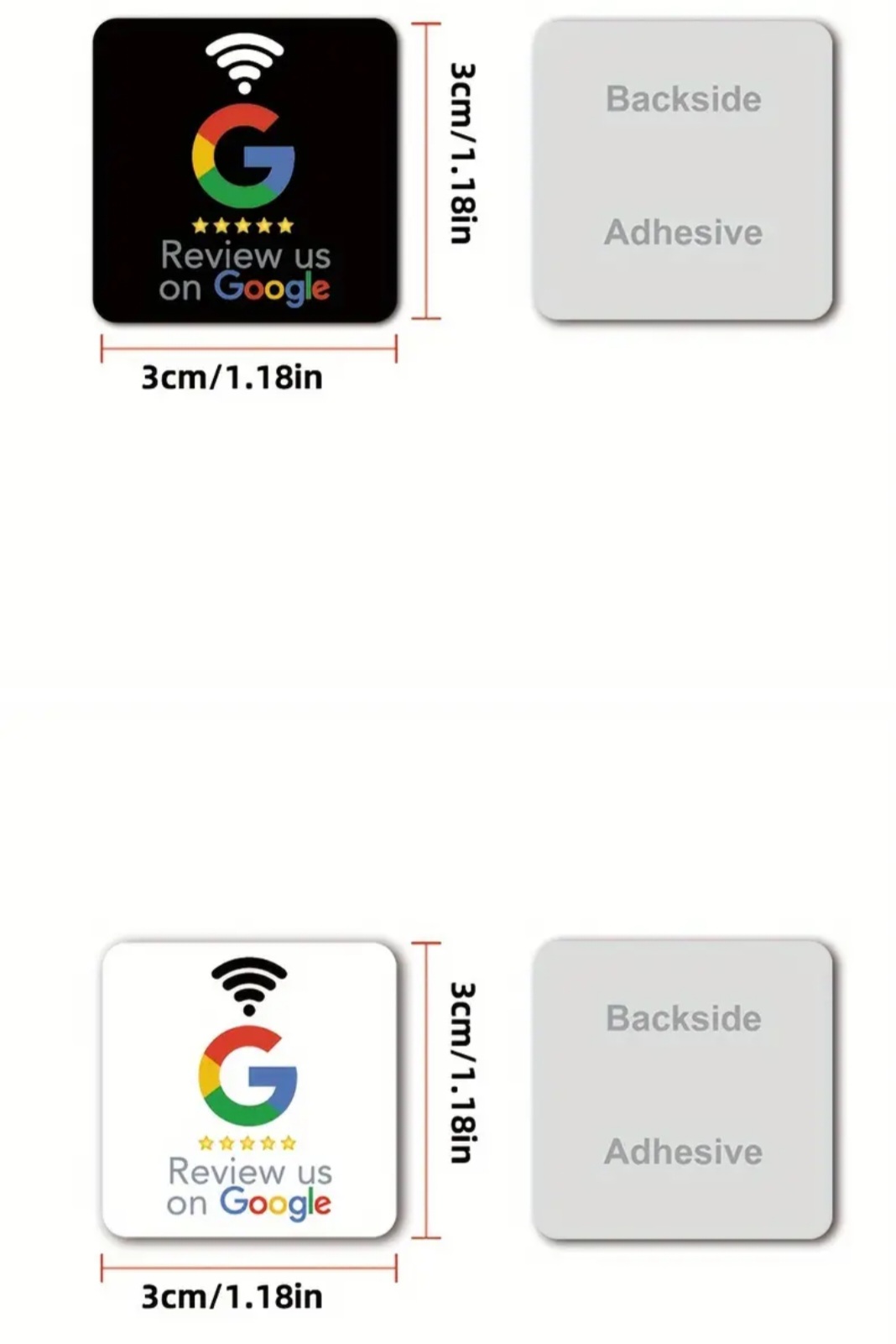 Google Review Sticker NFC